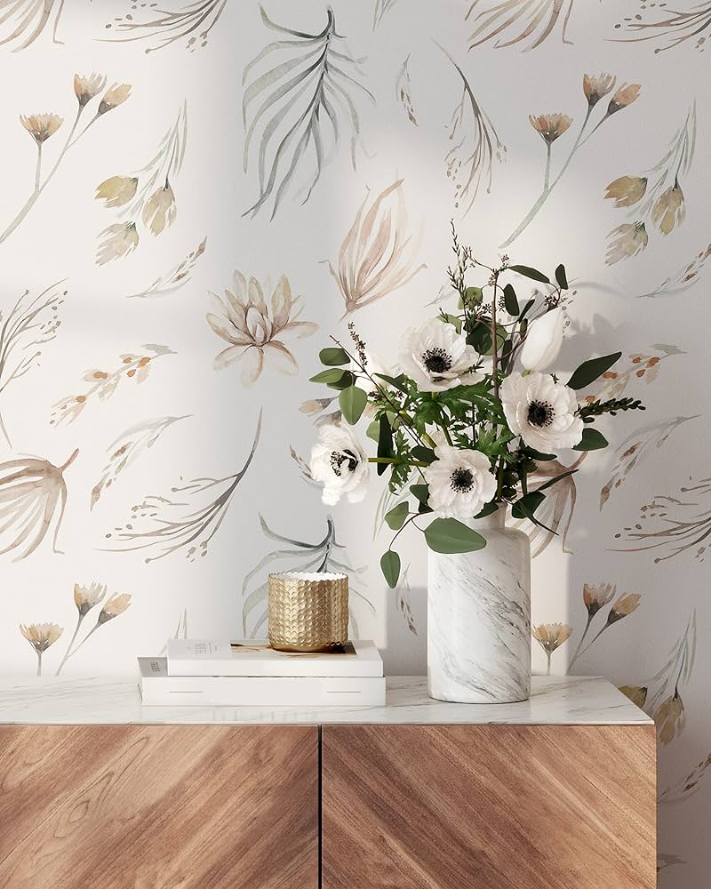 Decorative wallpaper pattern detail